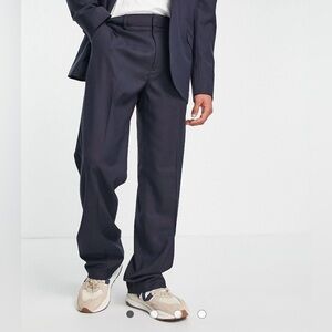 Topman‎ WidecLeg Wedding Suit Pants Navy Size 30